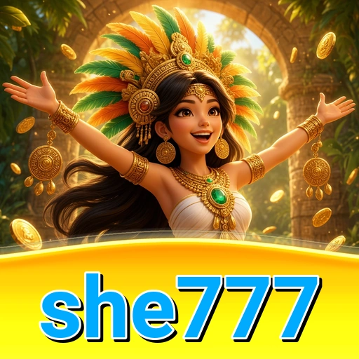 Layar pertama she777 setelah pasang di HP Android